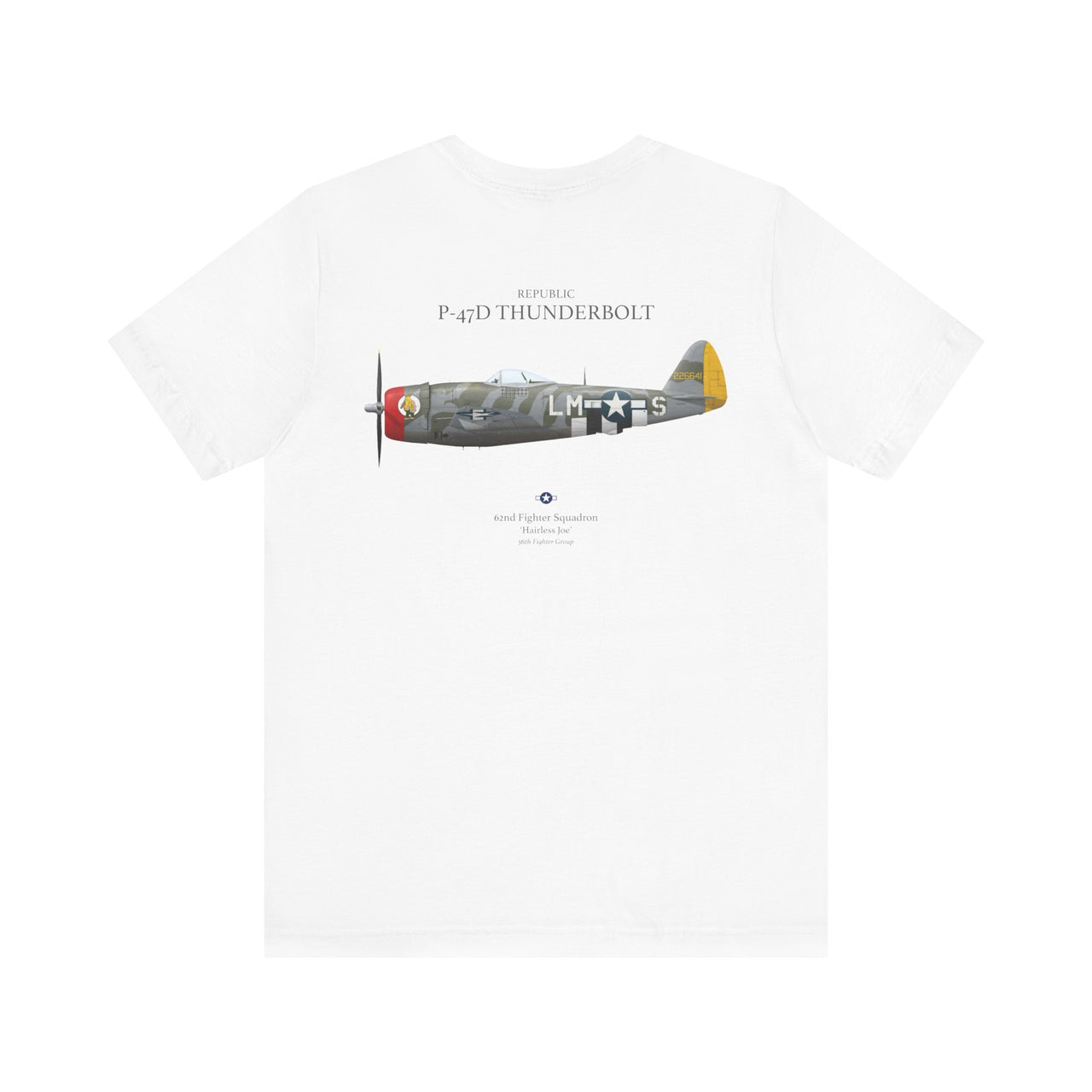 P-47D Thunderbolt - T-shirt printed on back