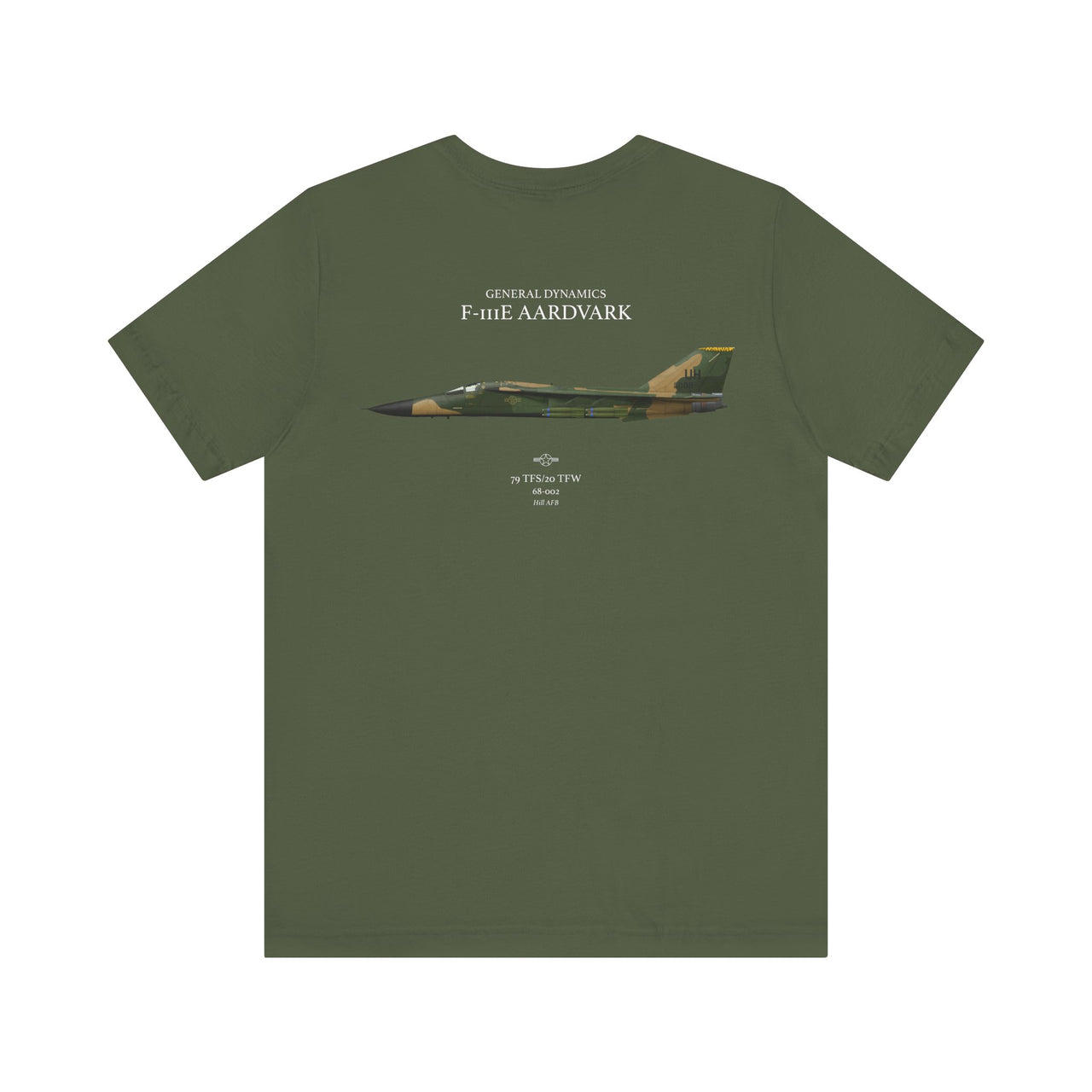 F-111E Aardvark - T-shirt printed on back