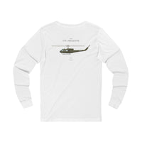 Thumbnail for UH-1 Iroquois 'Huey' - Long-Sleeve T-shirt printed on back