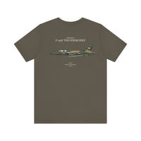 Thumbnail for F-105 F Thunderchief - T-shirt printed on back