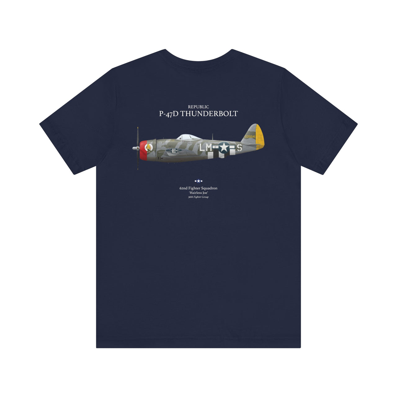 P-47D Thunderbolt - T-shirt printed on back