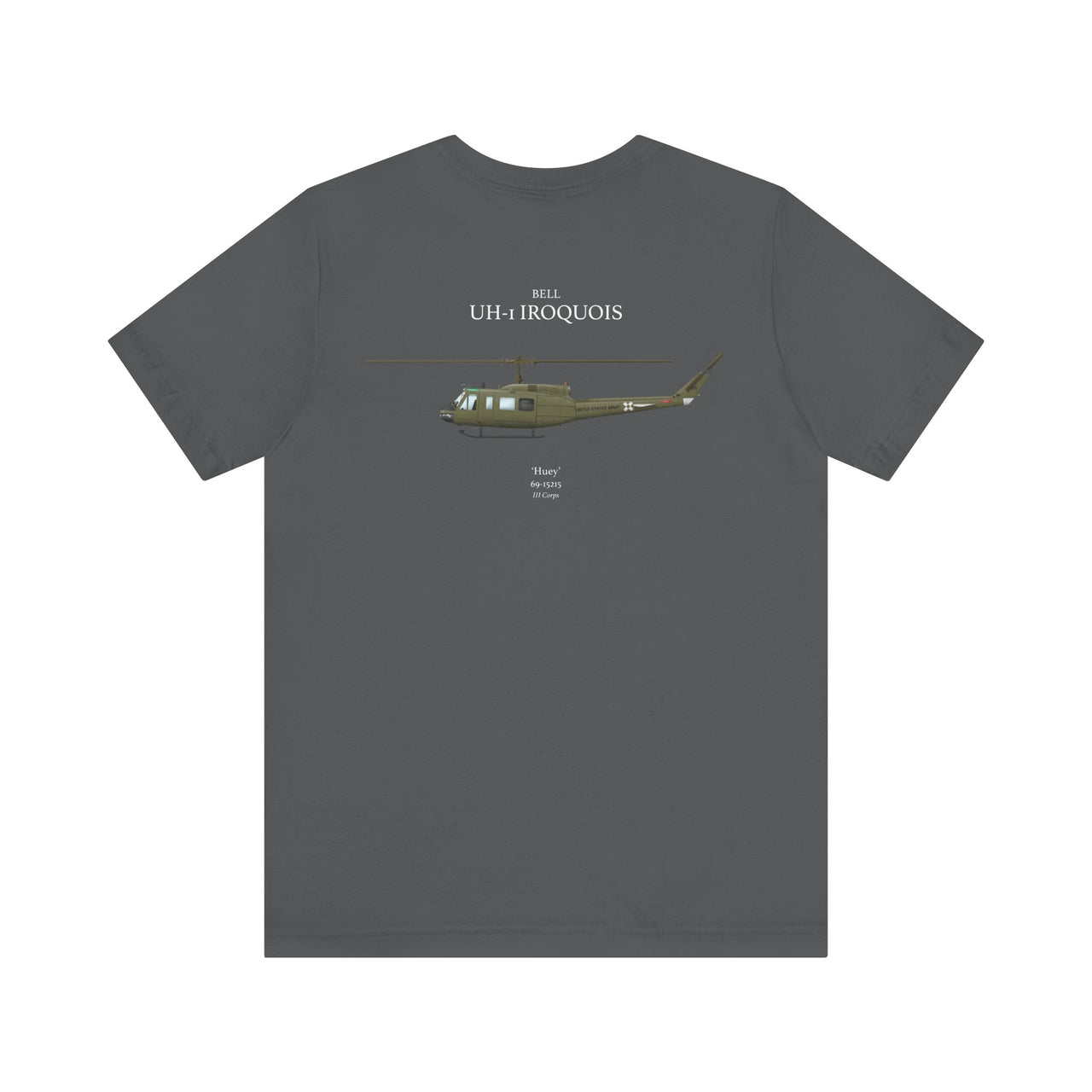 UH-1 Iroquois 'Huey' - T-shirt printed on back