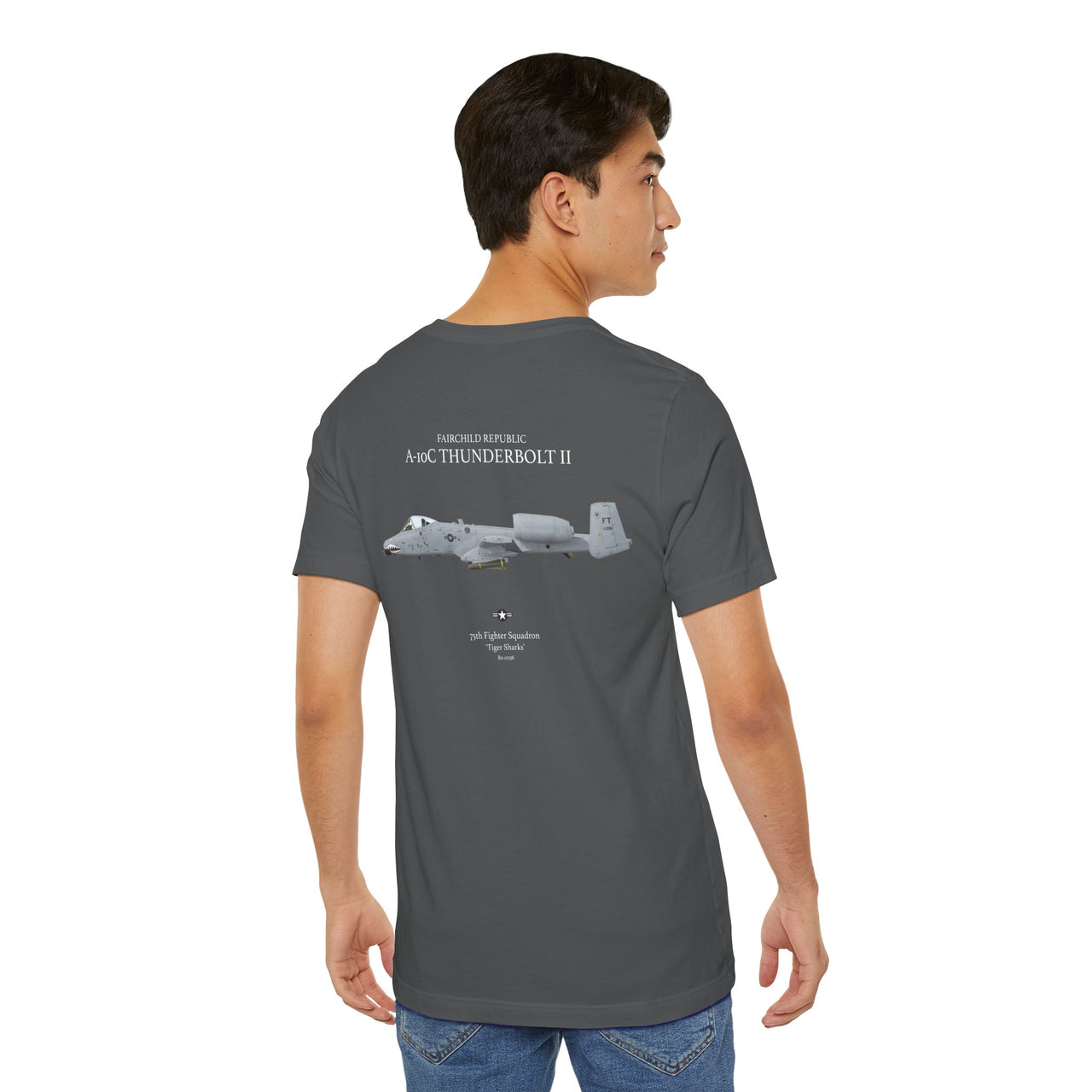 A-10C Thunderbolt II - T-shirt printed on back