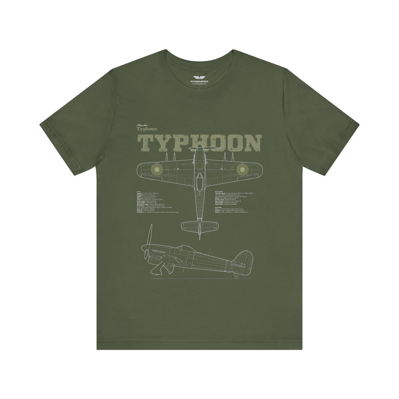 Hawker Typhoon  - T-shirt