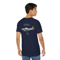 Thumbnail for P-51D Mustang 'Shimmy V' - T-shirt printed on back