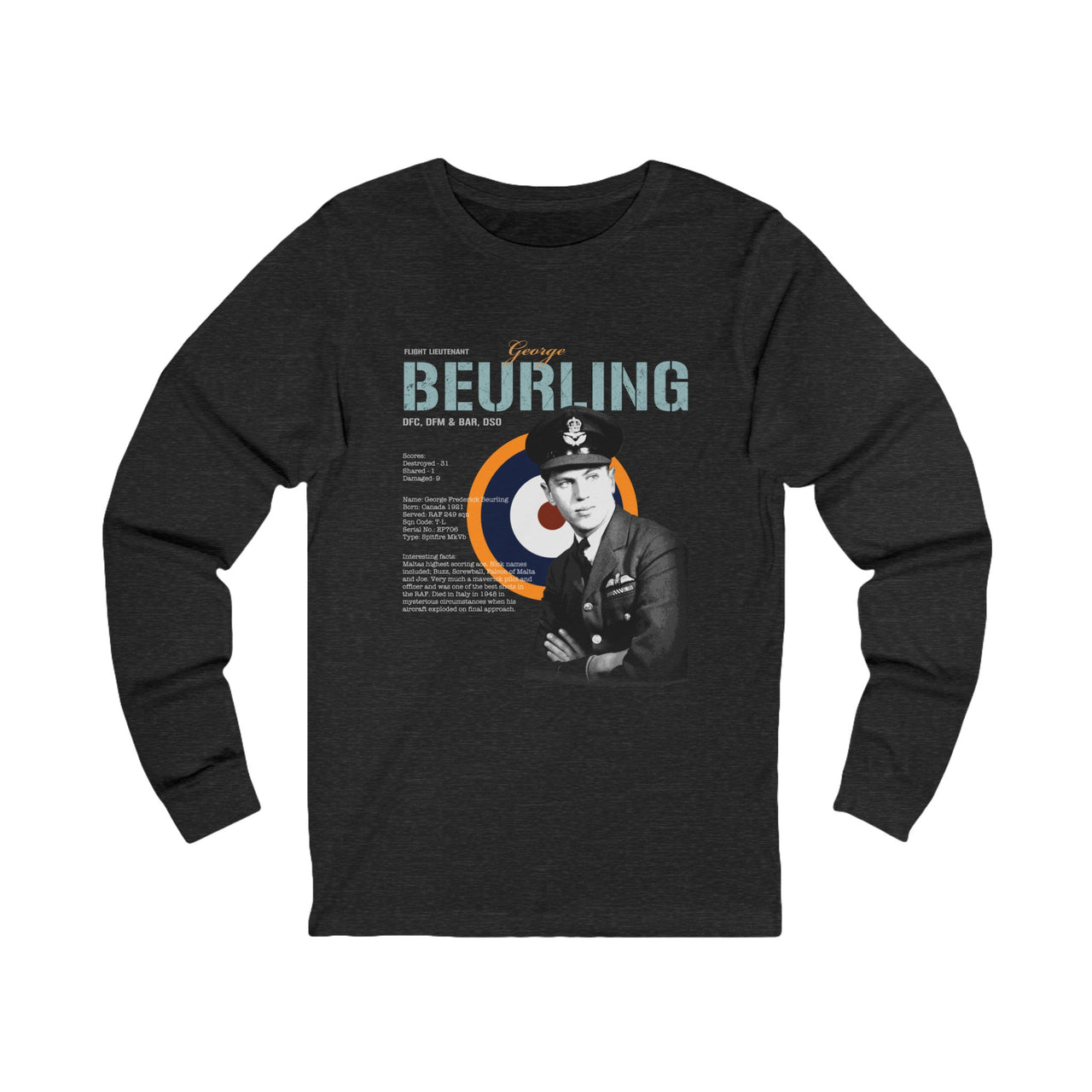 George Beurling - Long Sleeve Tee