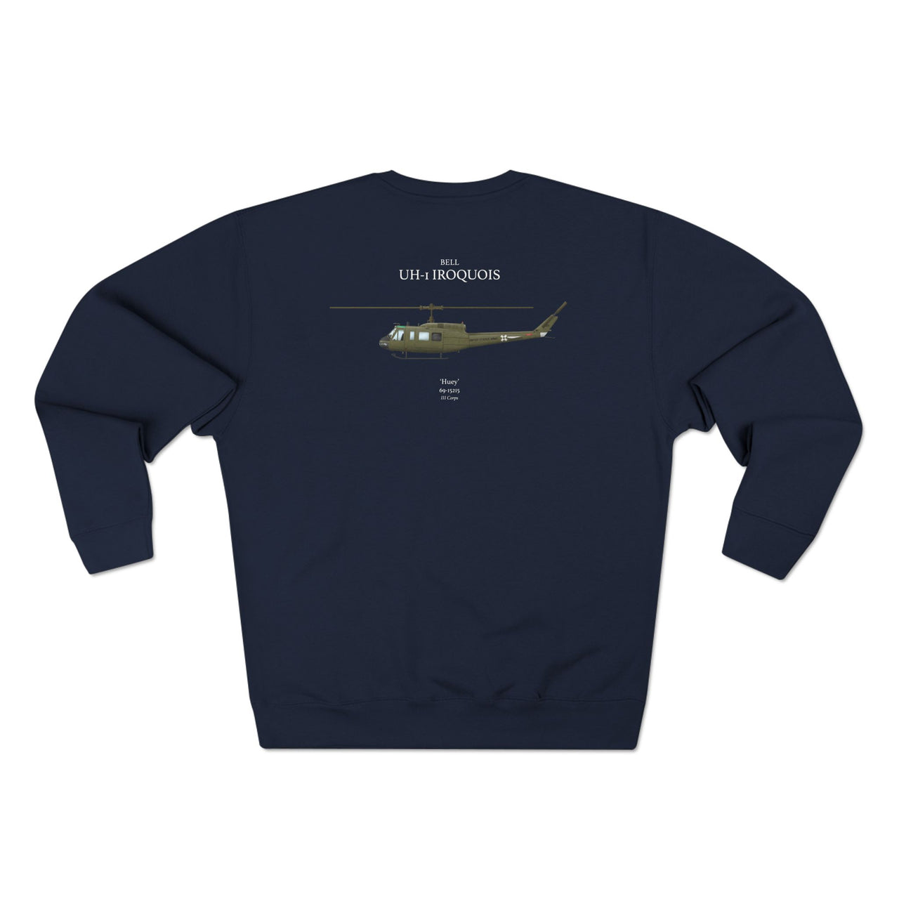 UH-1 Iroquois 'Huey' - Sweat shirt printed on back