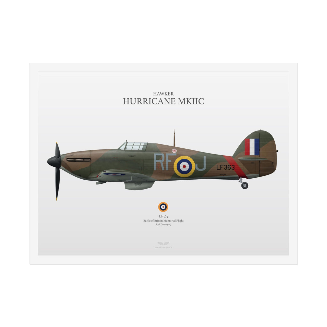 Hawker Hurricane MKIIC -  Rolled Poster