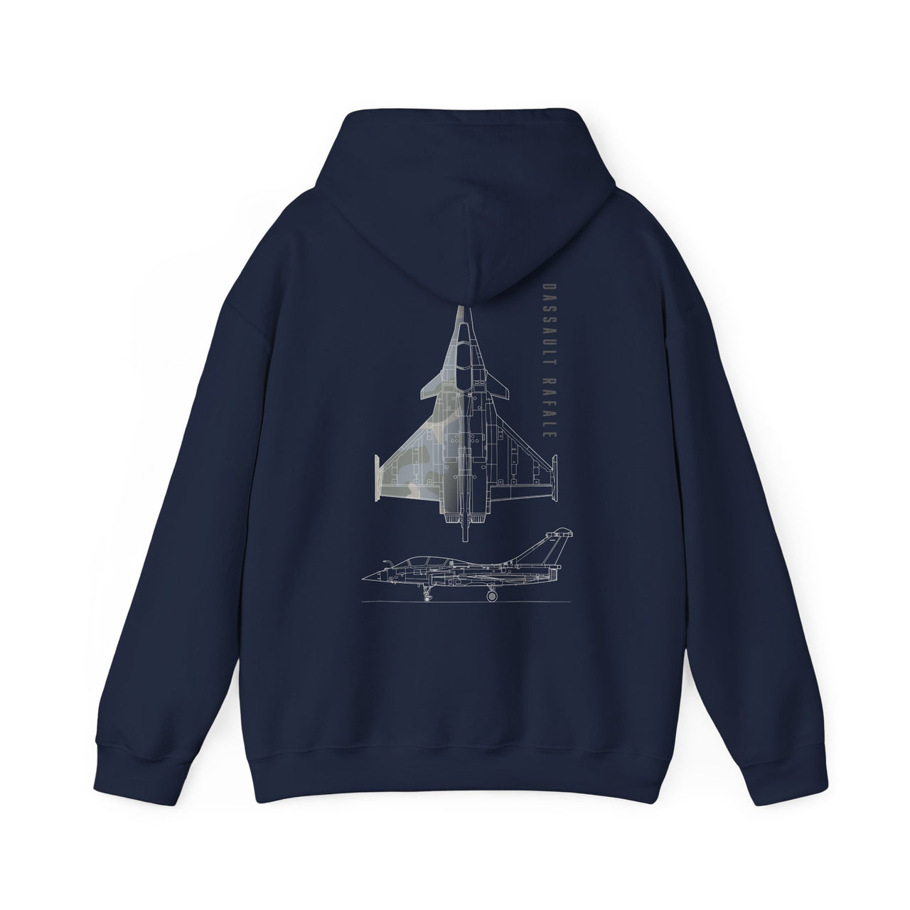 Rafale - Hoodie printed on back