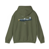 Thumbnail for F-4U-ID Corsair - Hoodie printed on back
