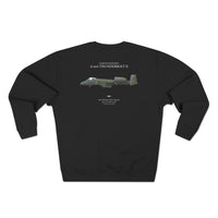 A-10A Thunderbolt II - Sweat shirt printed on back