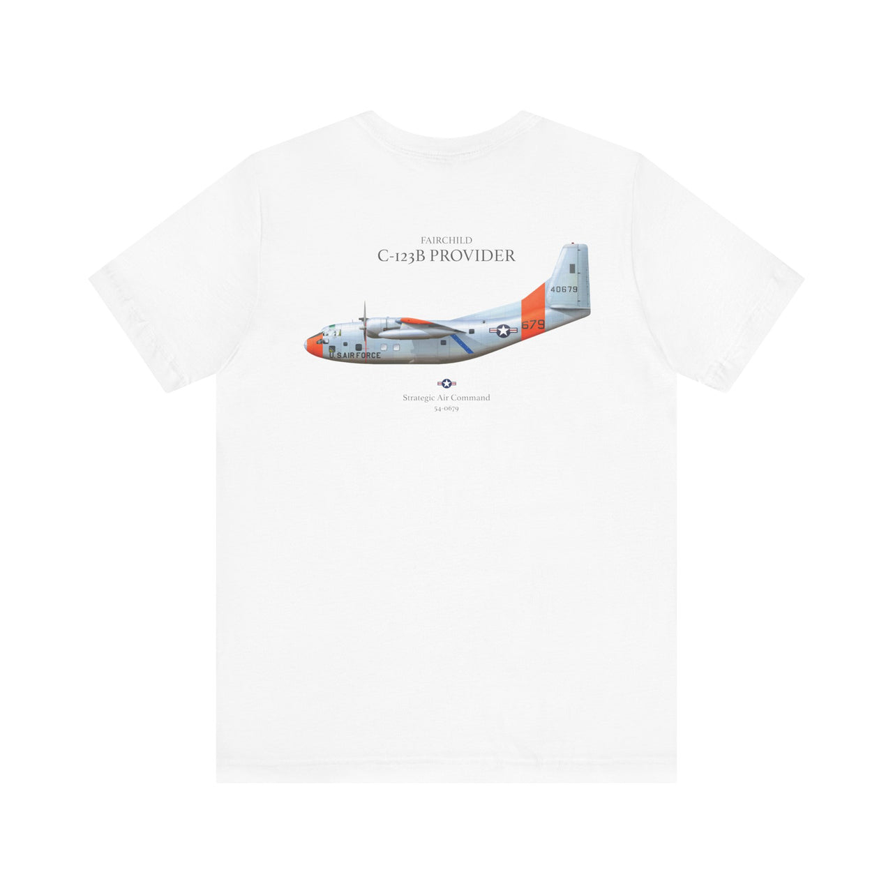 C-123B Provider - T-shirt printed on back
