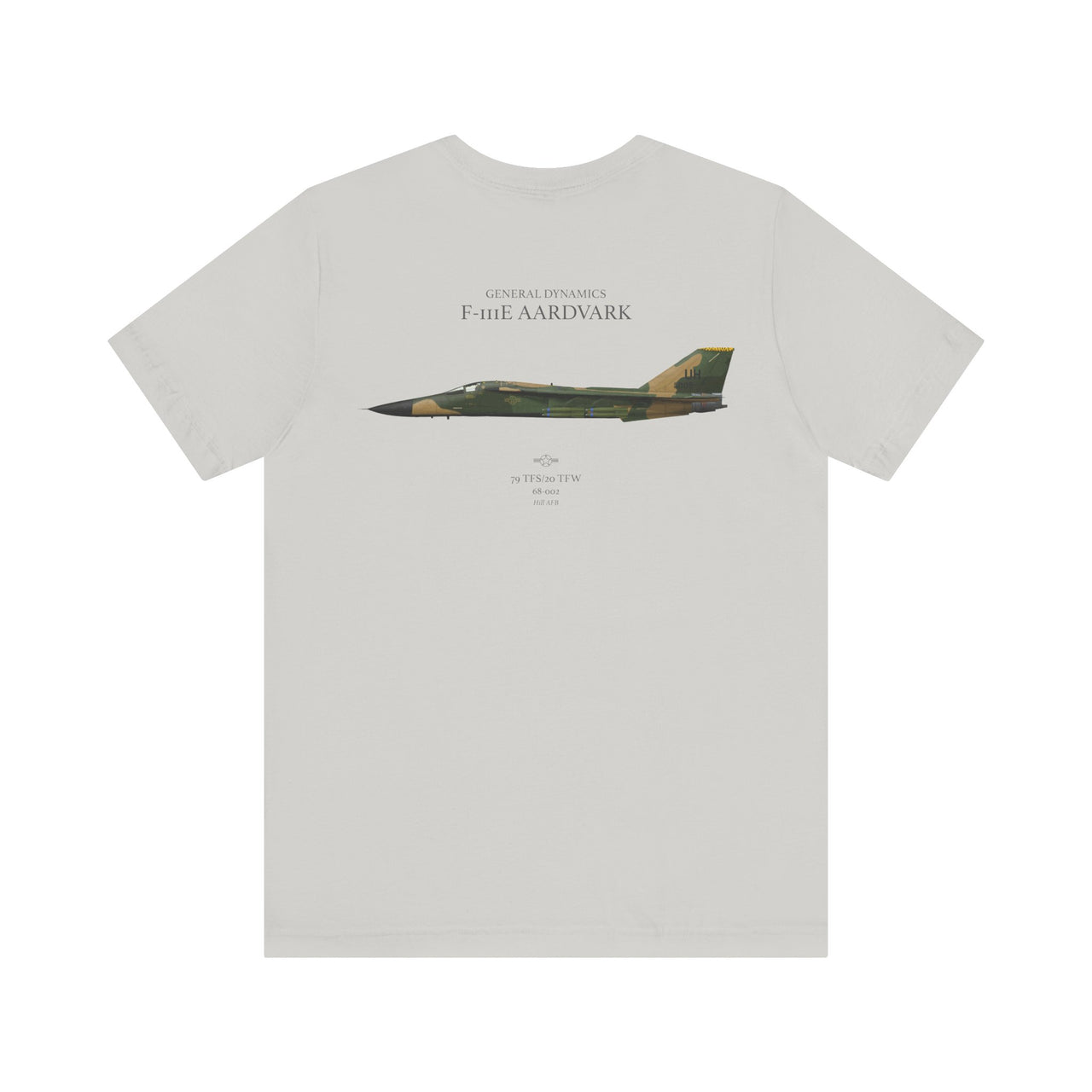 F-111E Aardvark - T-shirt printed on back