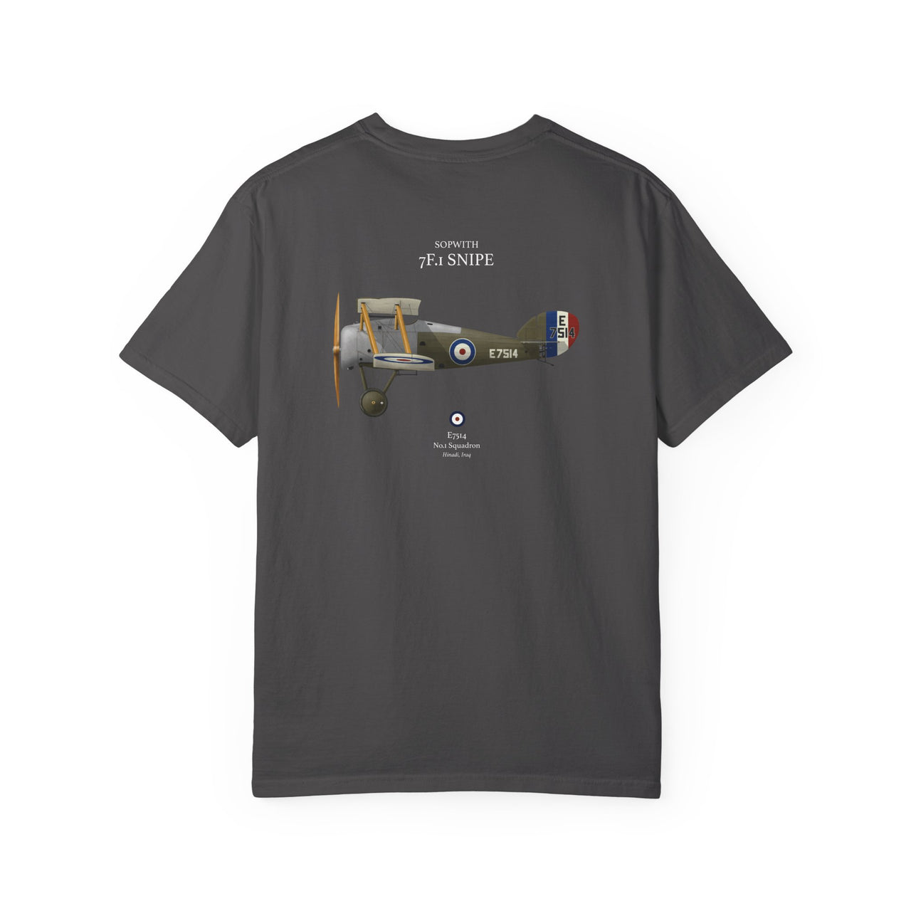 Sopwith 7F.1 Snipe - T-shirt printed on back