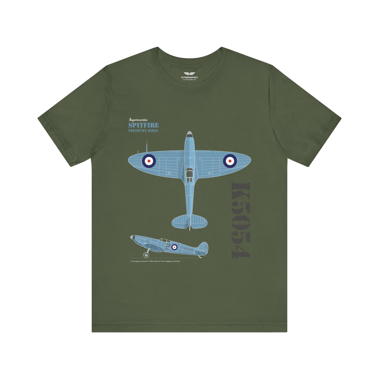 Spitfire Prototype K5054 - T-shirt