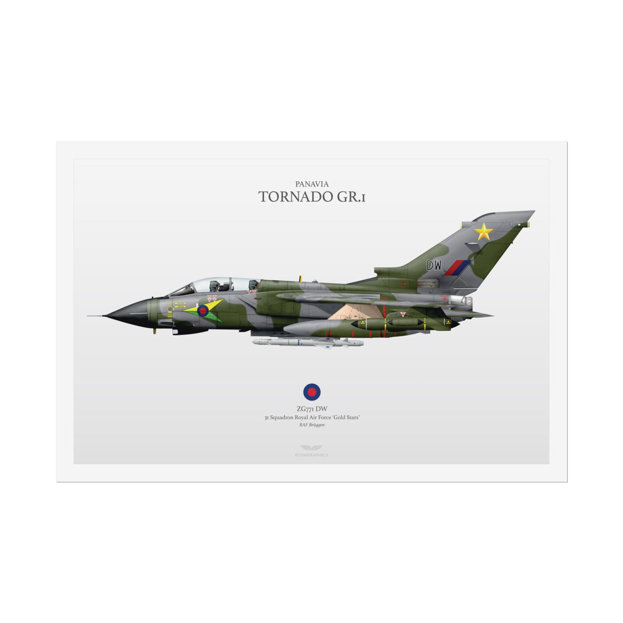 Tornado GR.1 31 SQN -  Rolled Poster