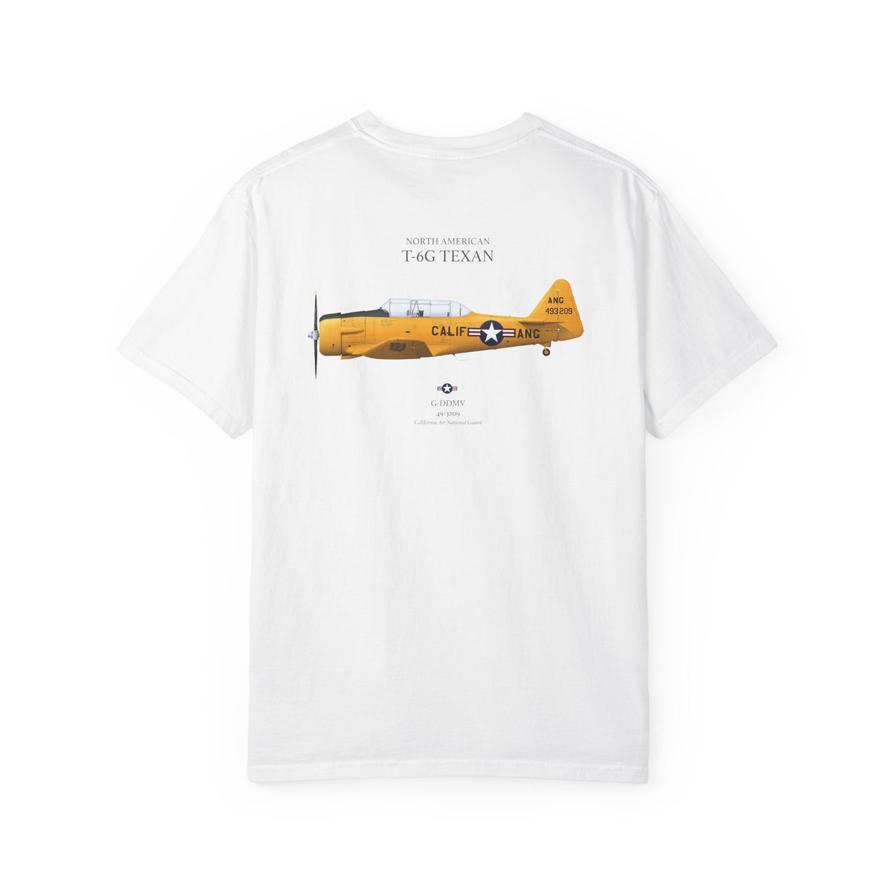 T-6G Texan - T-shirt printed on back