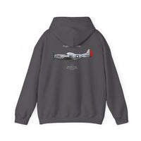Thumbnail for P-51D Mustang 78th FG - Hoodie printed on back