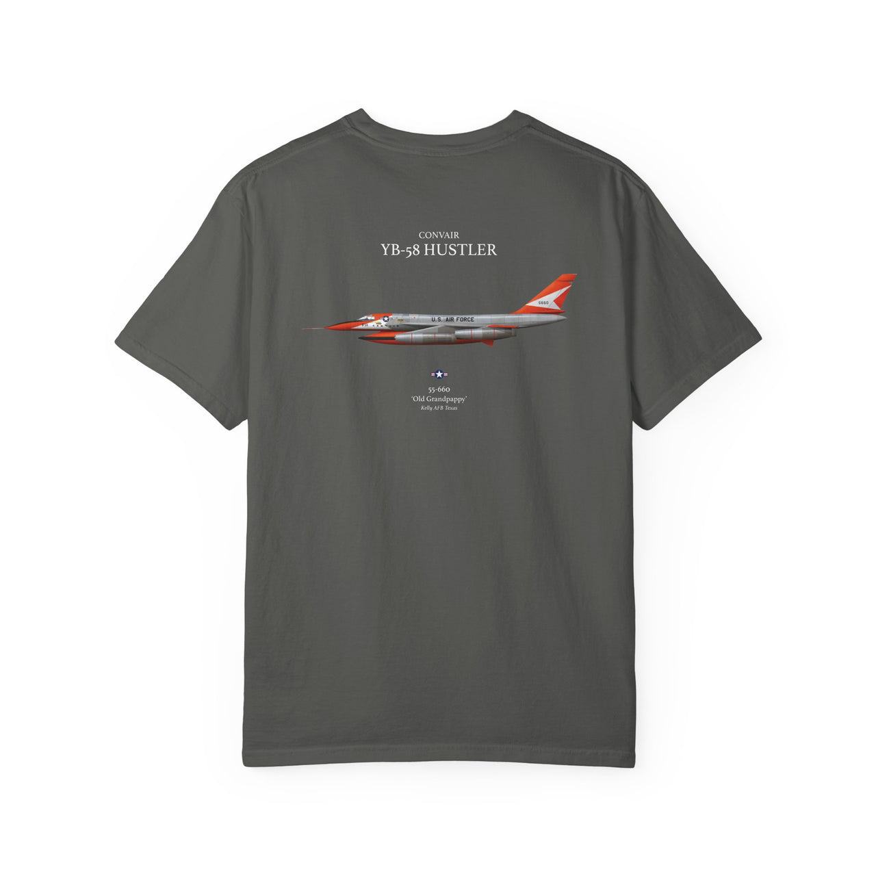 YB-58 Hustler - T-shirt printed on back