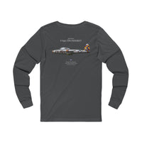 Thumbnail for F-84G Thunderjet - Long-Sleeve T-shirt printed on back