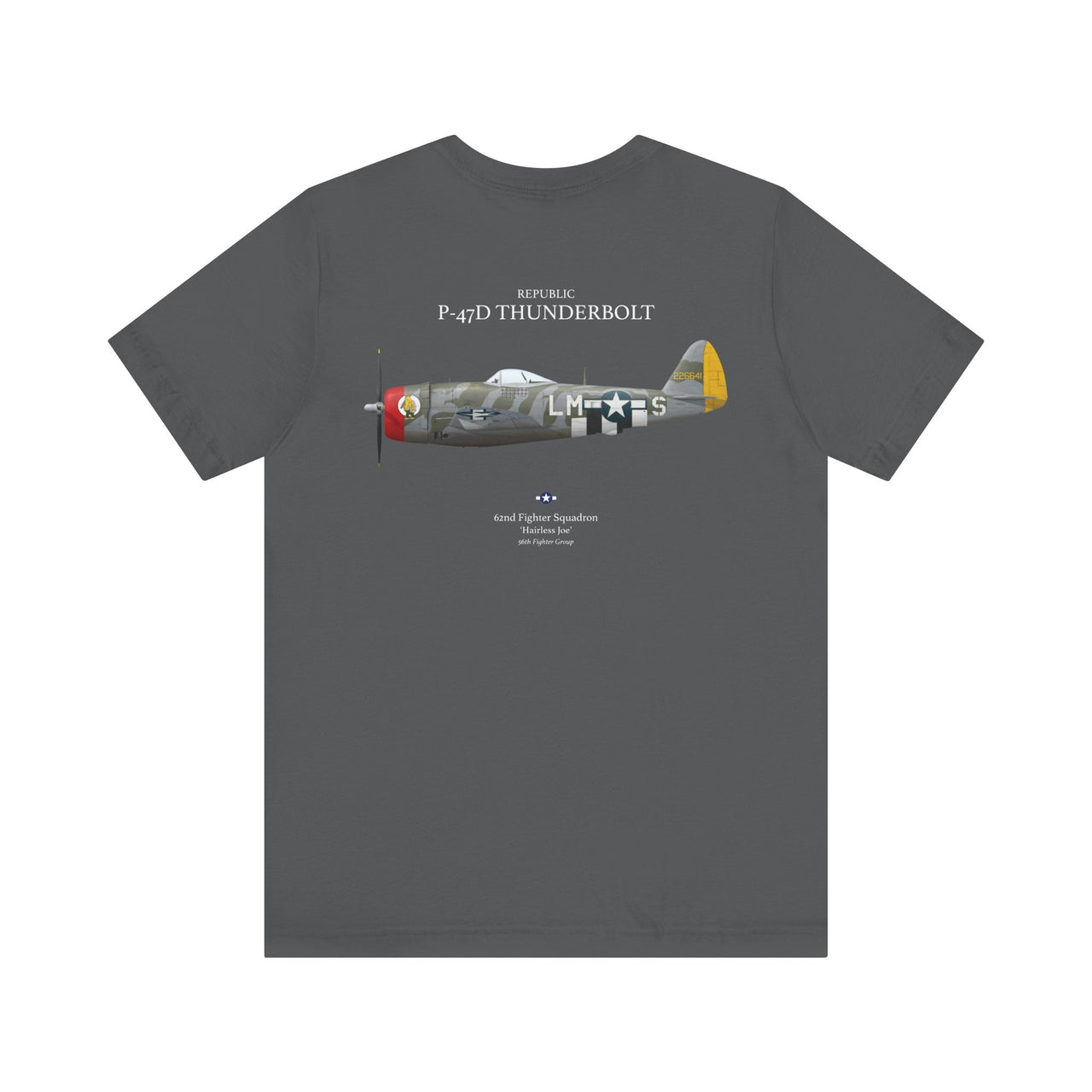 P-47D Thunderbolt - T-shirt printed on back