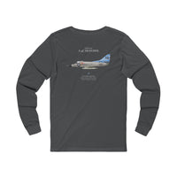 Thumbnail for A-4C Skyhawk - Long Sleeve Tee printed on back