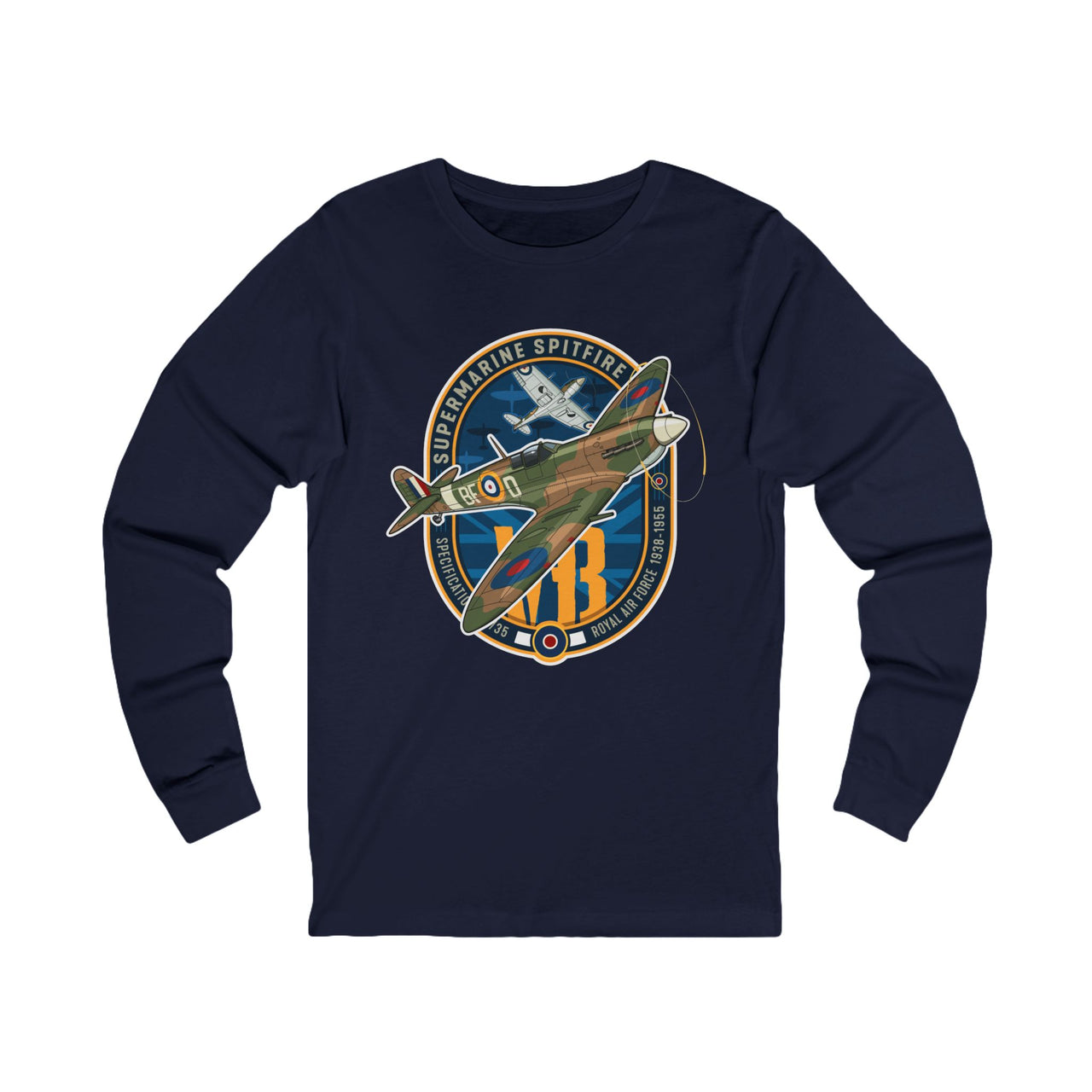 Supermarine Spitfire - Long Sleeve Tee
