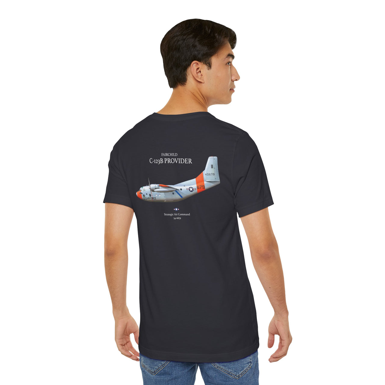 C-123B Provider - T-shirt printed on back