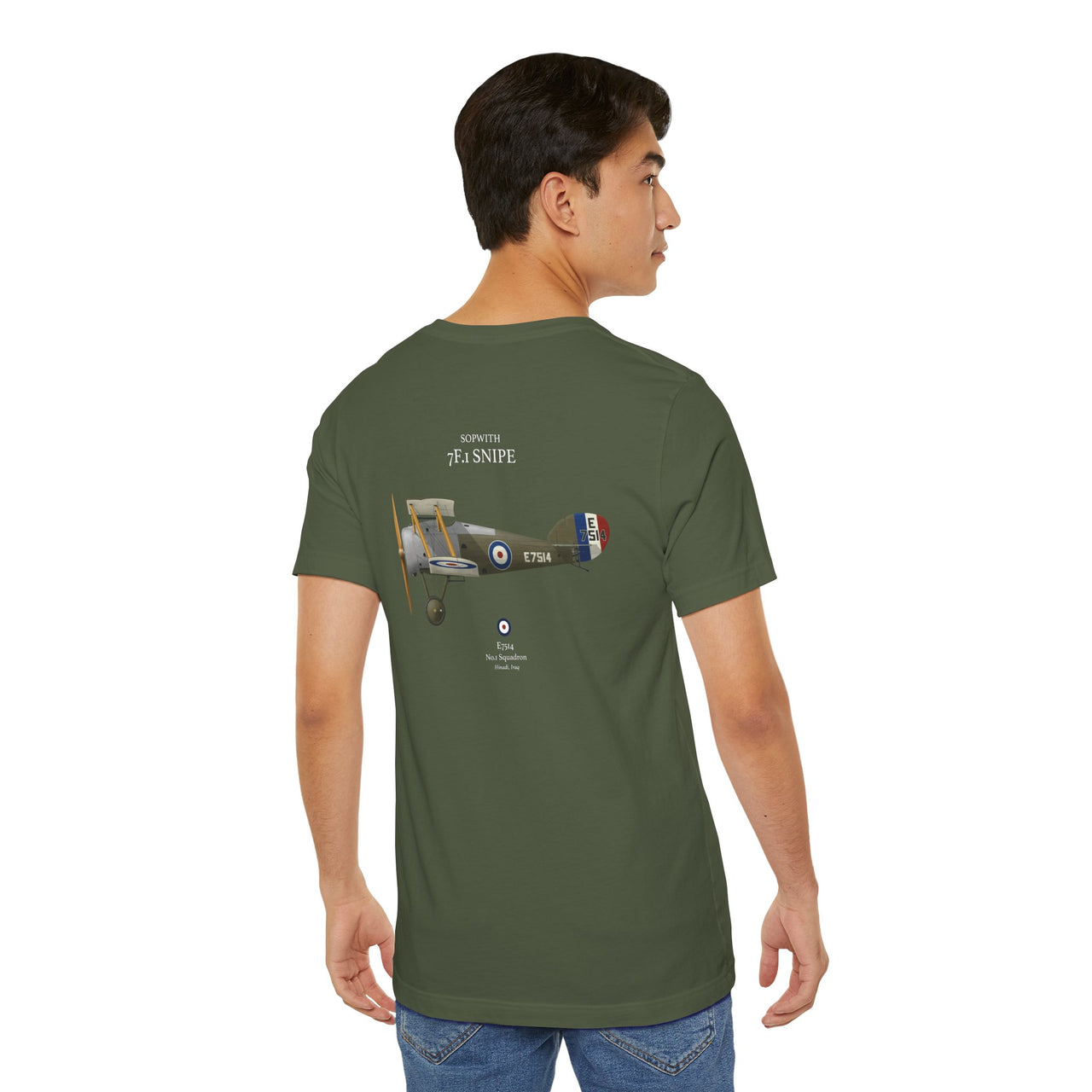 Sopwith 7F.1 Snipe - T-shirt printed on back