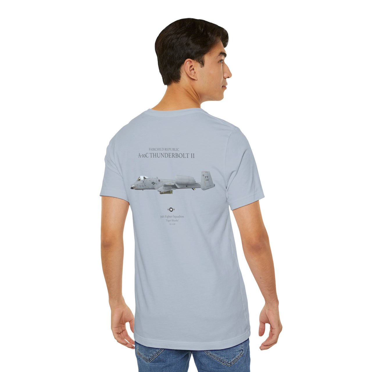 A-10C Thunderbolt II - T-shirt printed on back