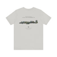 Thumbnail for A-10A Thunderbolt II - T-shirt printed on back