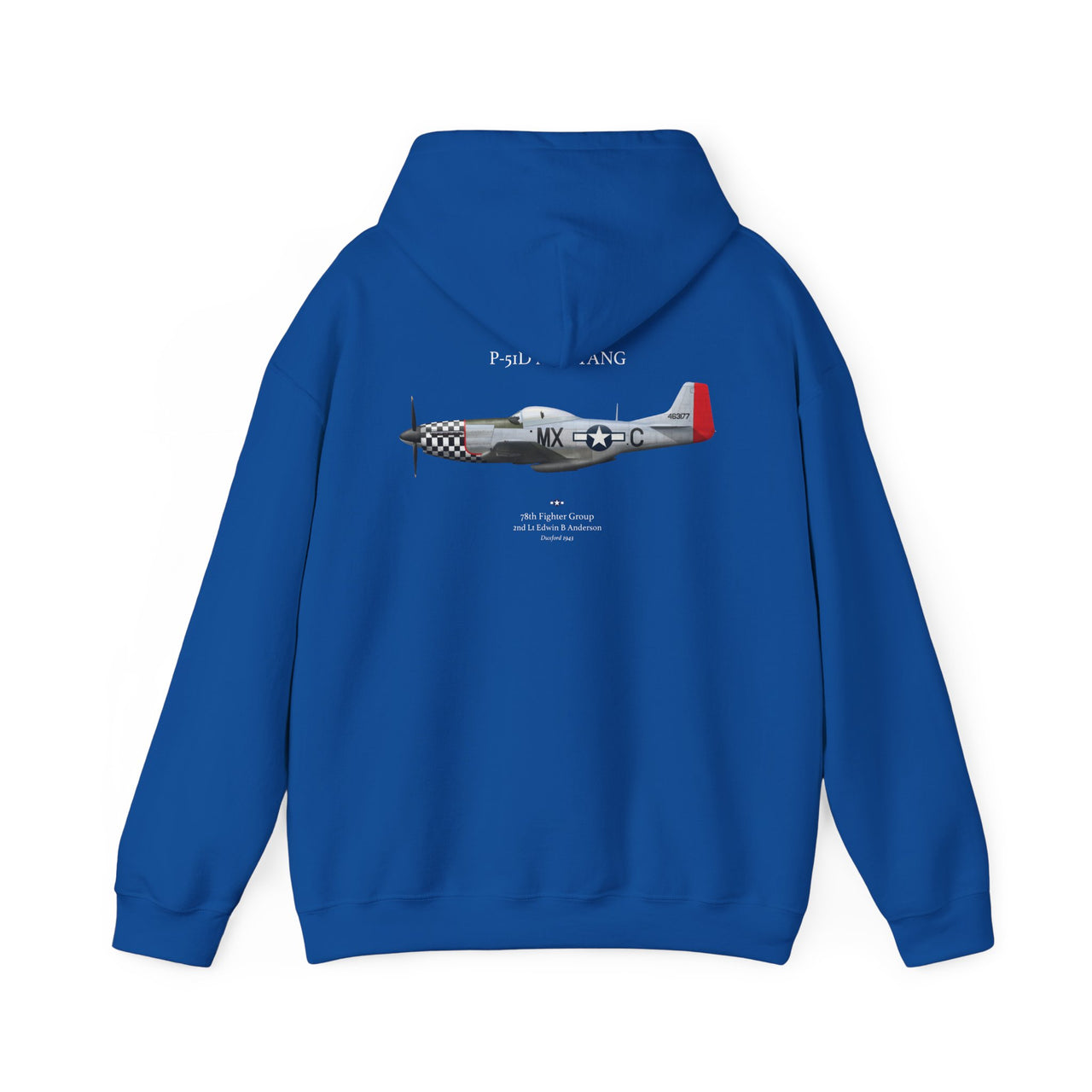 P-51D Mustang 78th FG - Hoodie printed on back