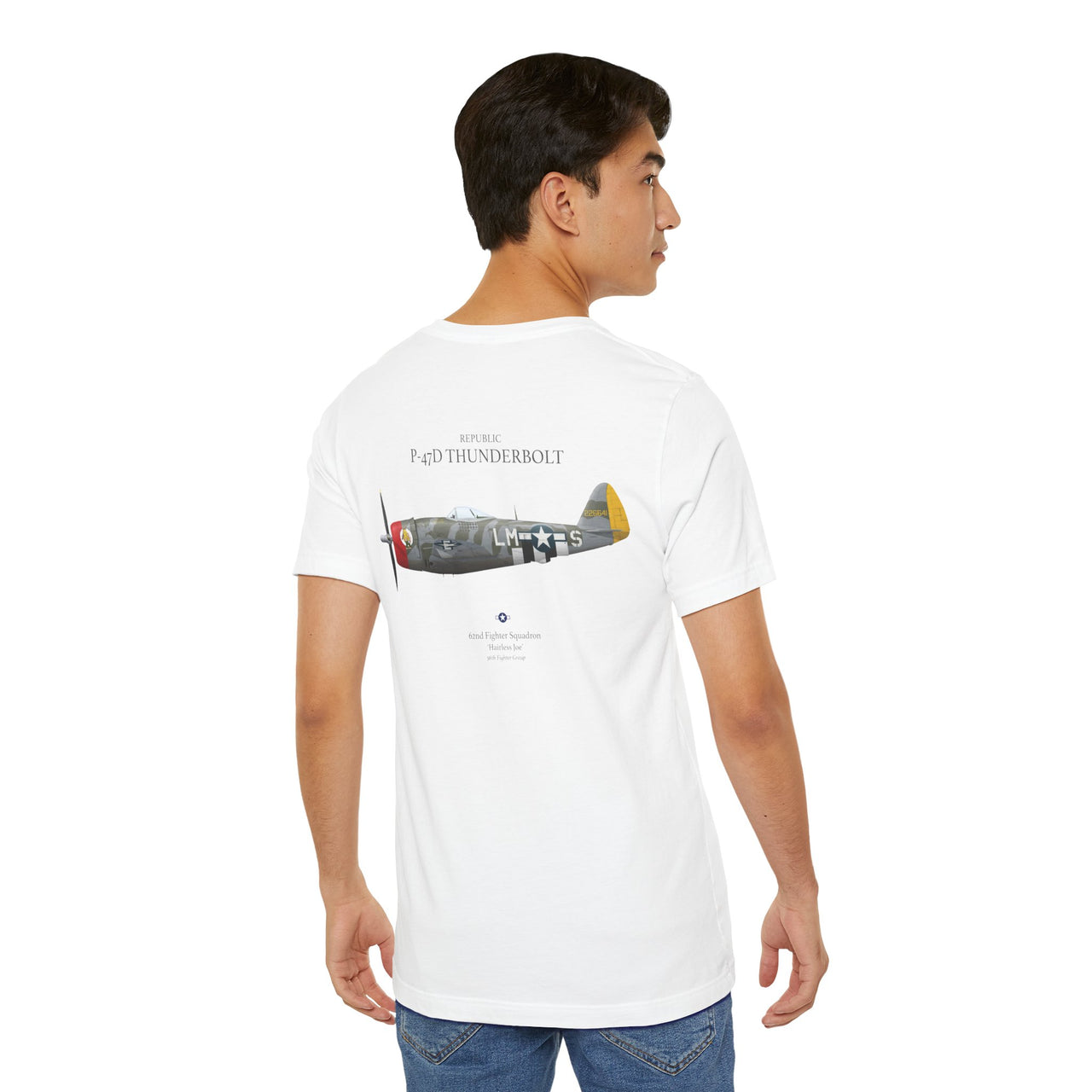 P-47D Thunderbolt - T-shirt printed on back