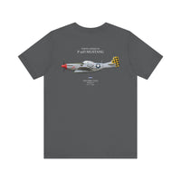 Thumbnail for P-51D Mustang 'Shimmy V' - T-shirt printed on back