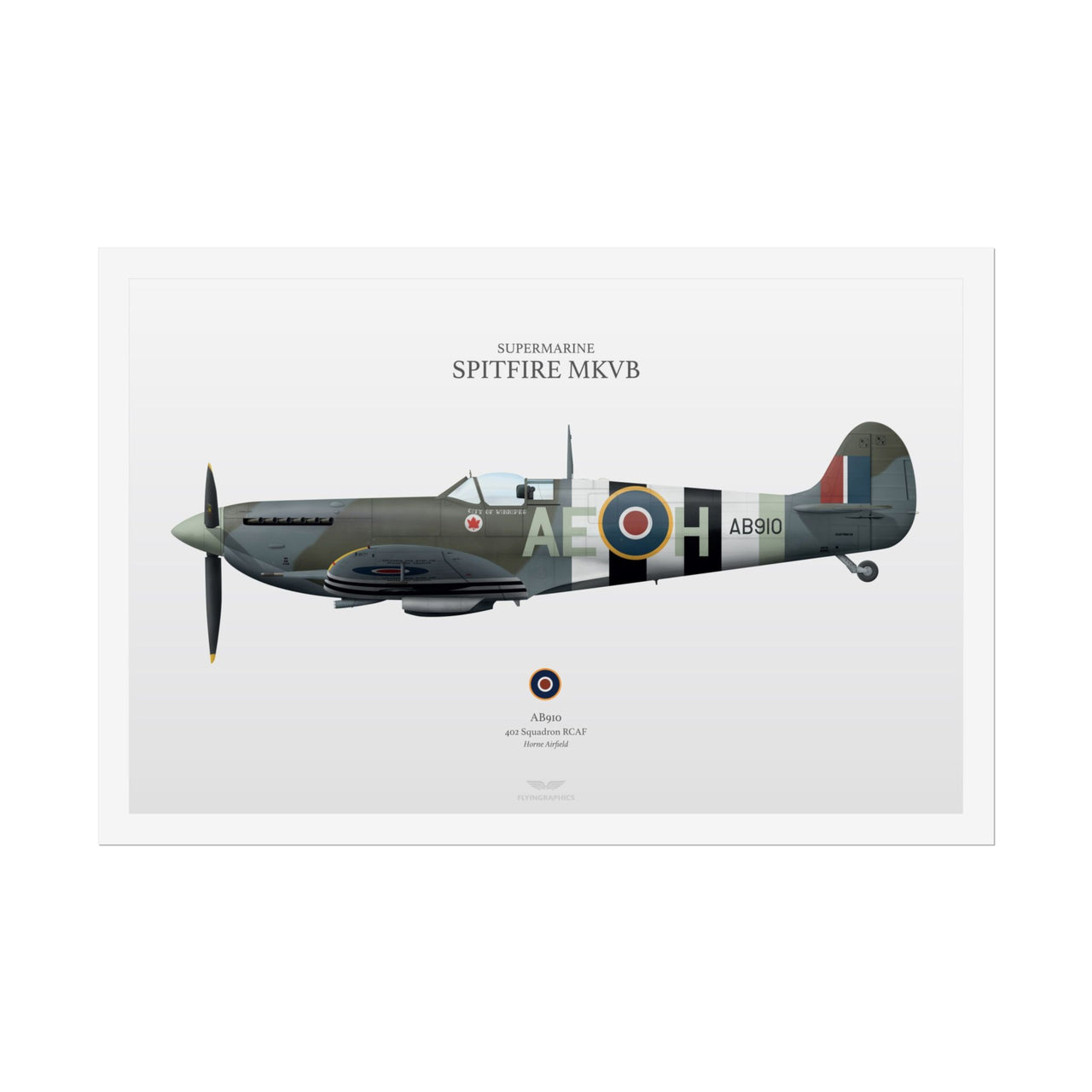 Supermarine Spitfire MKVB -  Rolled Poster