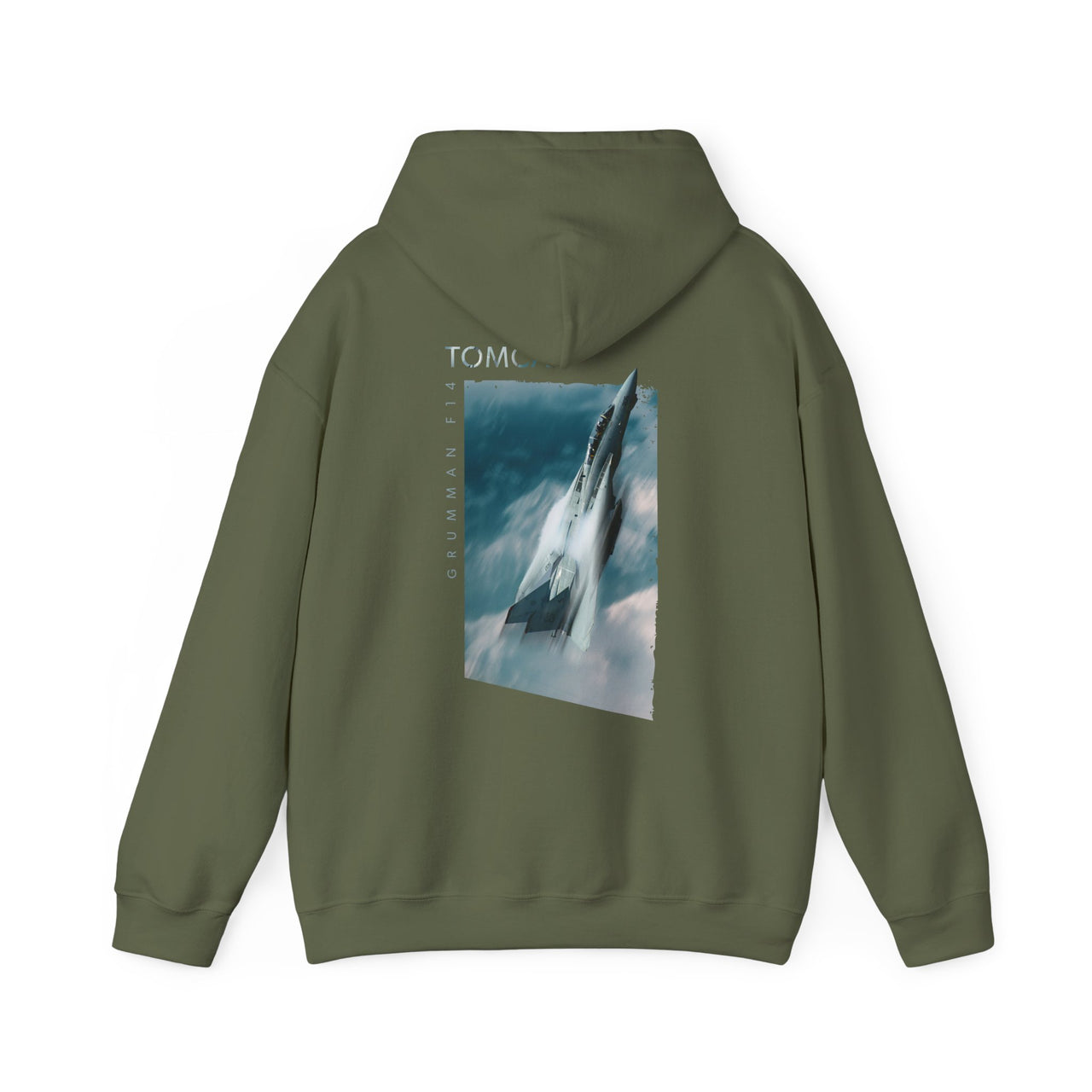F-14 Tomcat - Hoodie printed on back