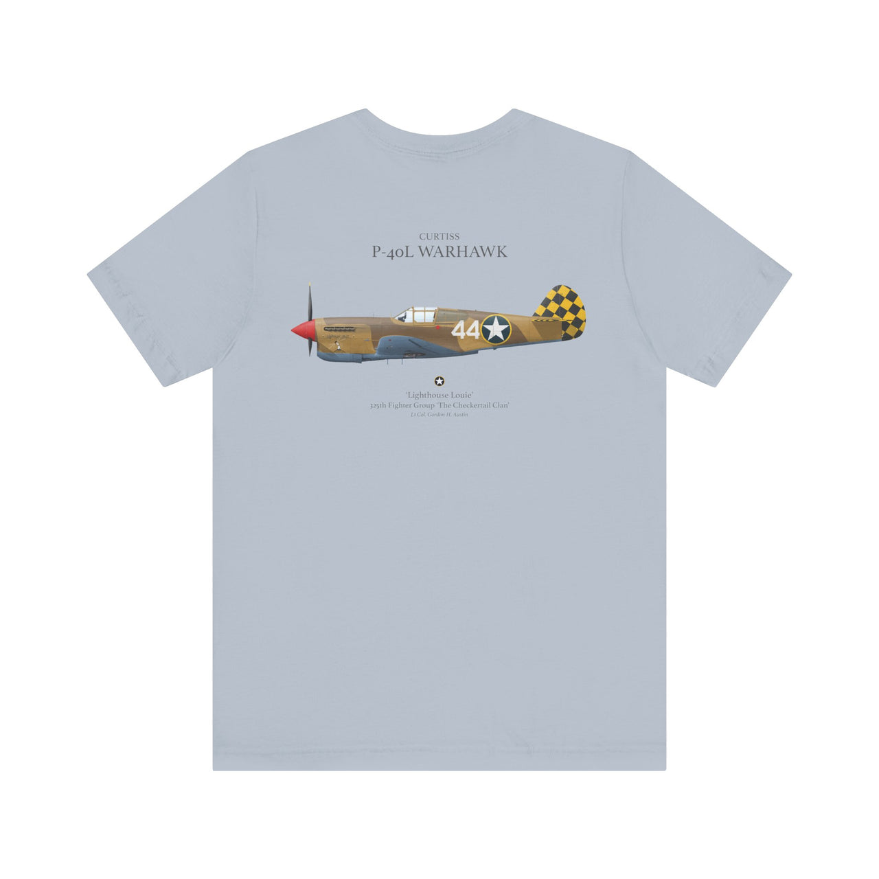 P-40L Warhawk - T-shirt printed on back
