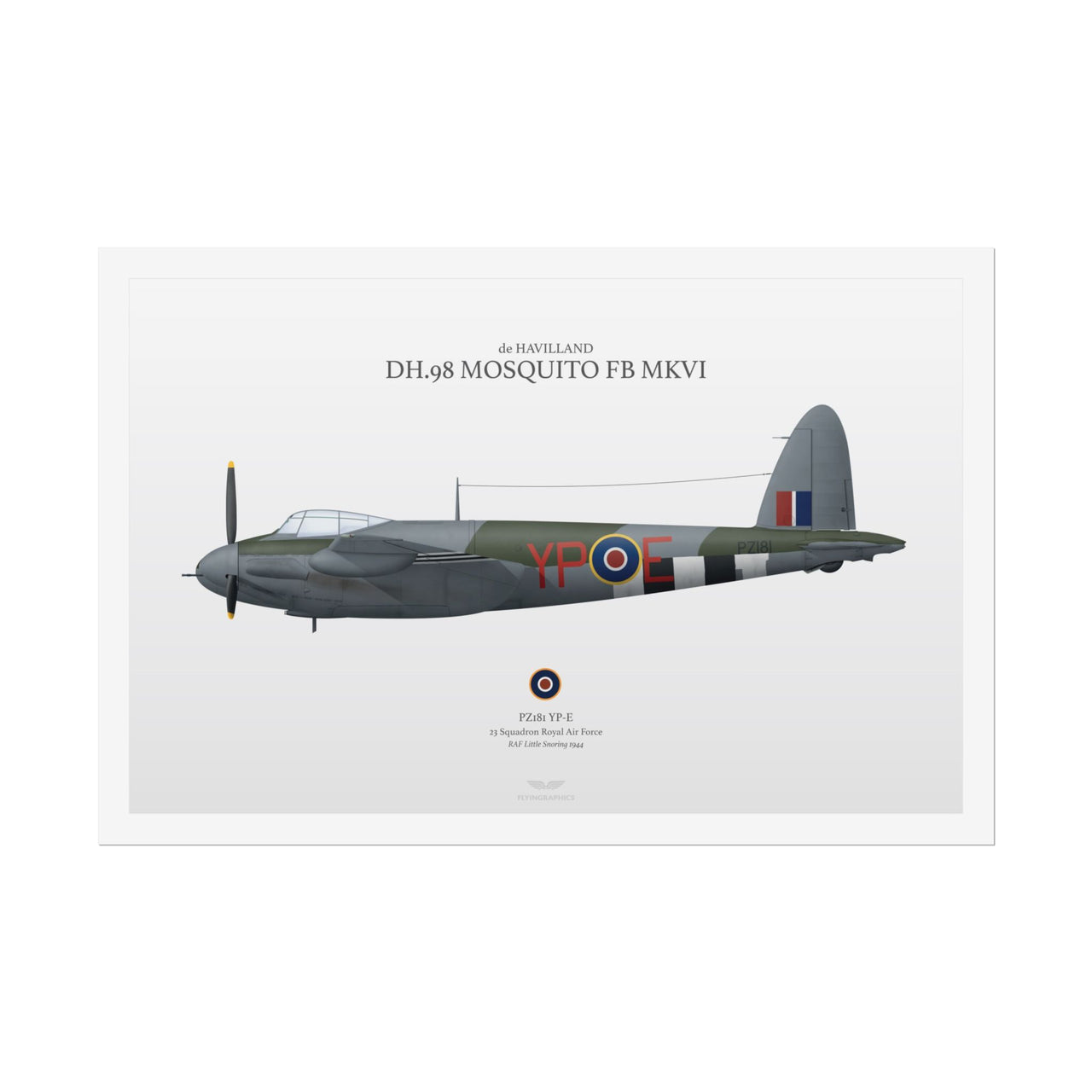 de Havilland DH.98 Mosquito FB MKVI -  Rolled Poster