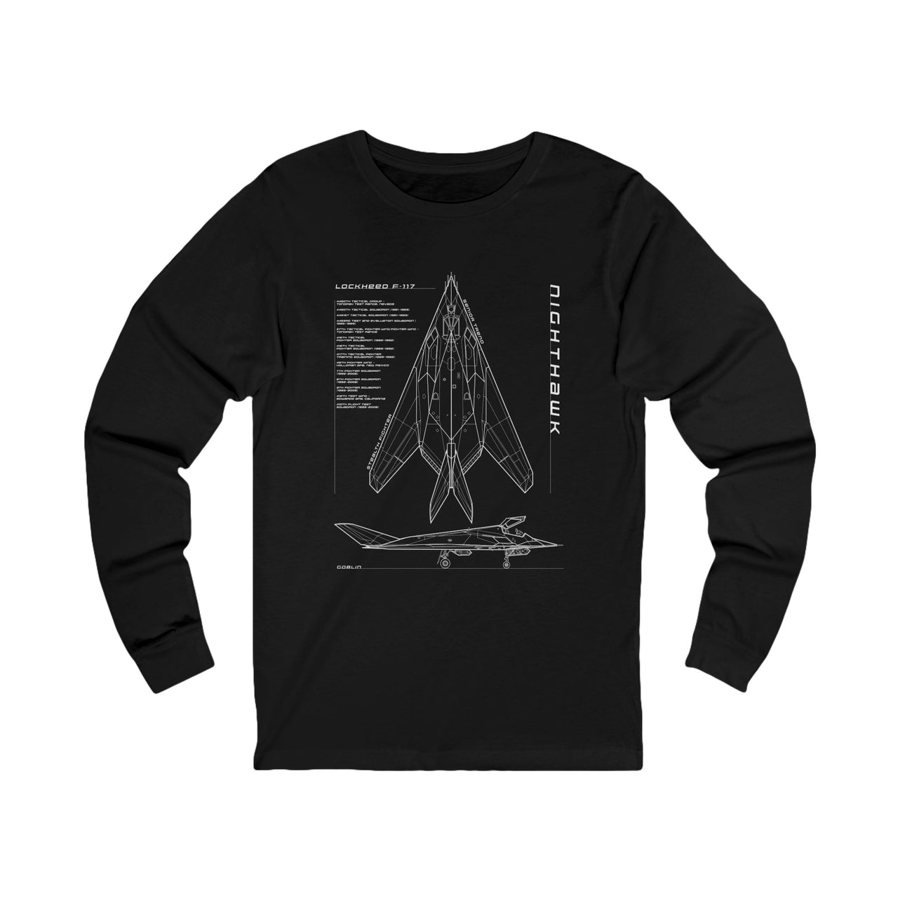 F-117 Nighthawk  - Long Sleeve Tee