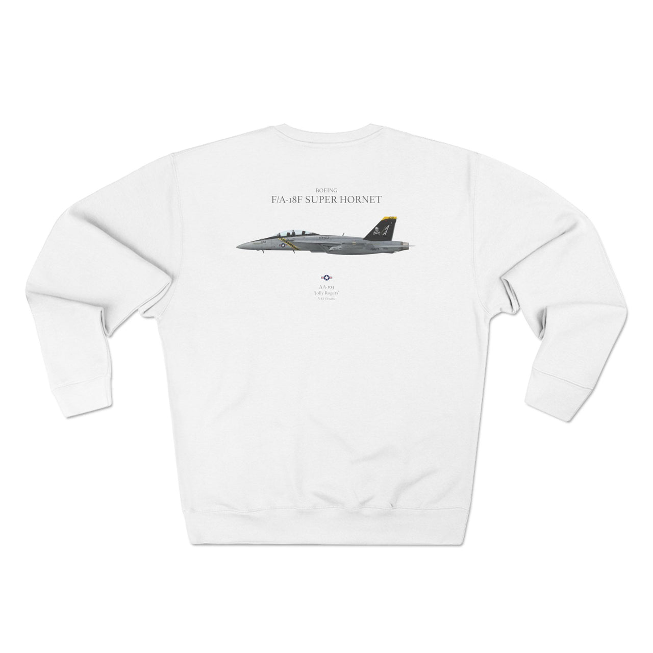 F/A-18F Super Hornet 'Jolly Rogers' - Sweat shirt printed on back