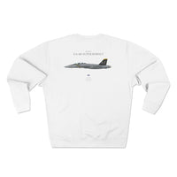 Thumbnail for F/A-18F Super Hornet 'Jolly Rogers' - Sweat shirt printed on back