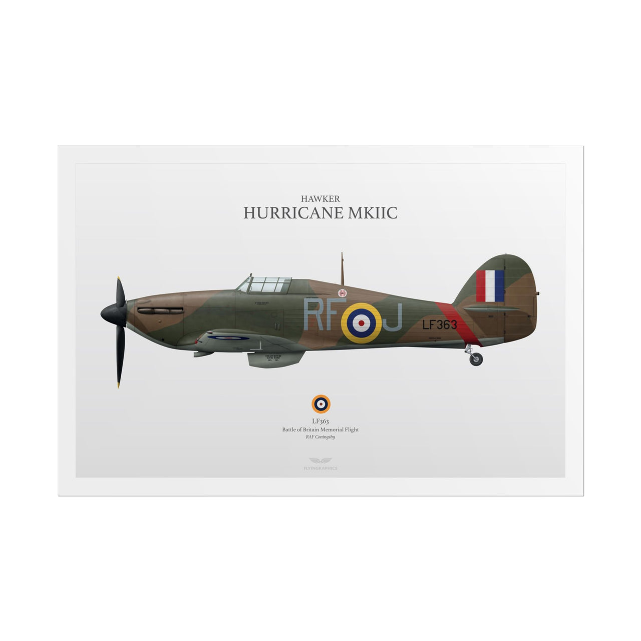 Hawker Hurricane MKIIC -  Rolled Poster