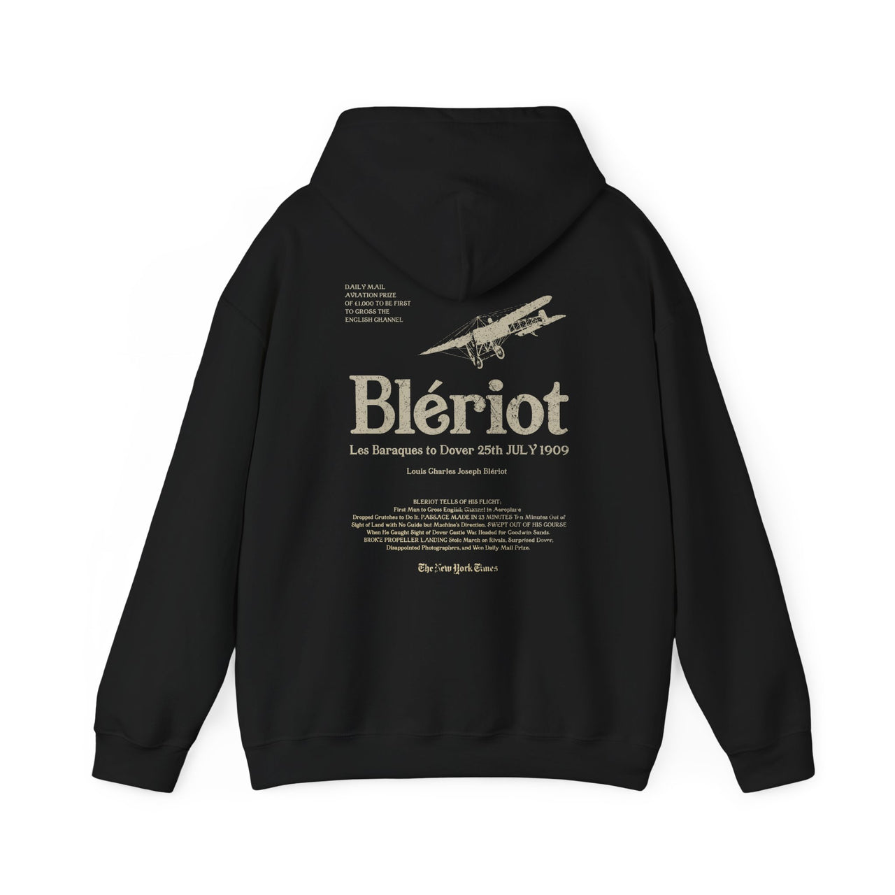 Blériot - Hoodie printed on back