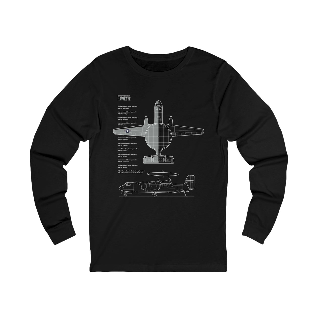 E-2 Hawkeye  - Long Sleeve Tee