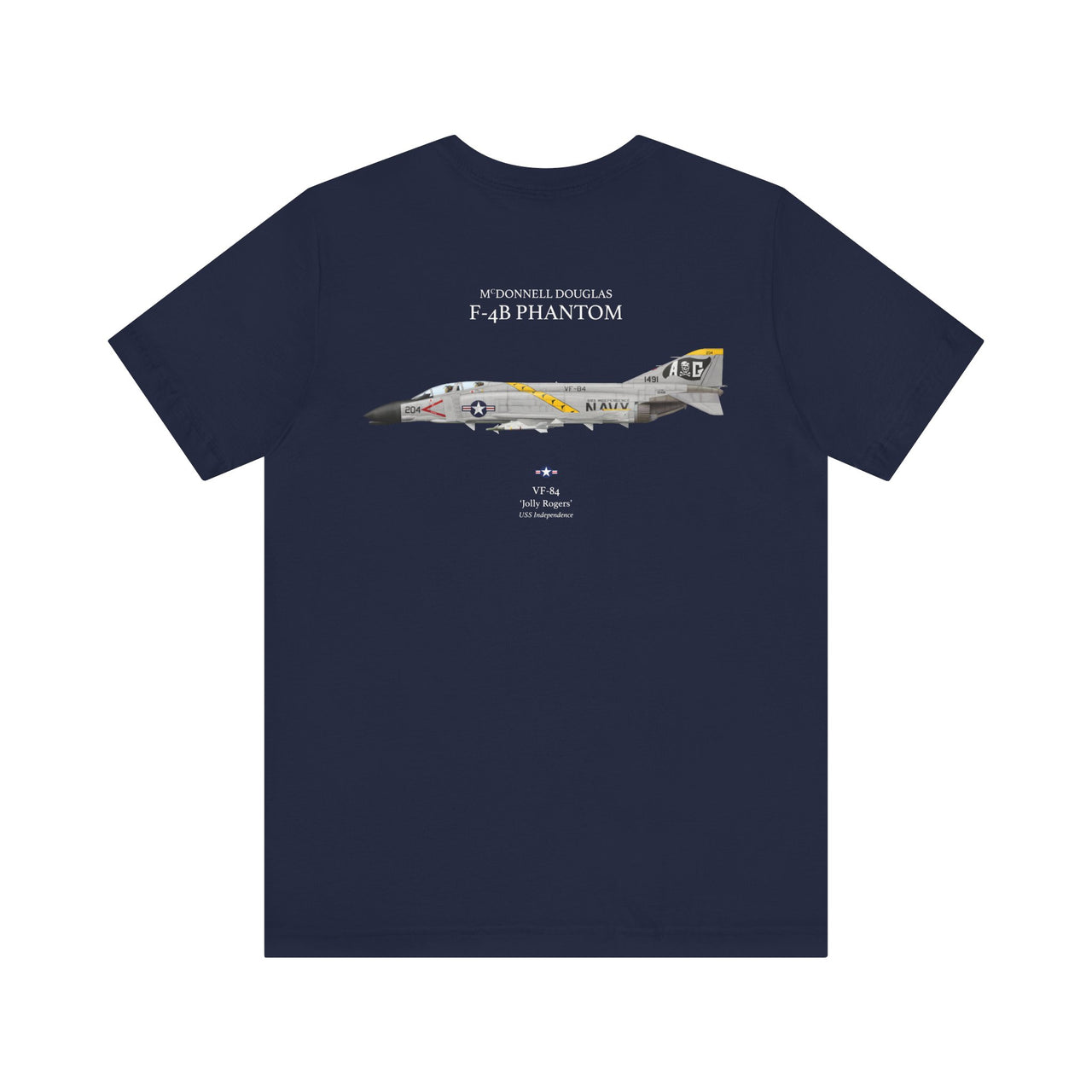 F-4B Phantom 'Jolly Rogers' - T-shirt printed on back