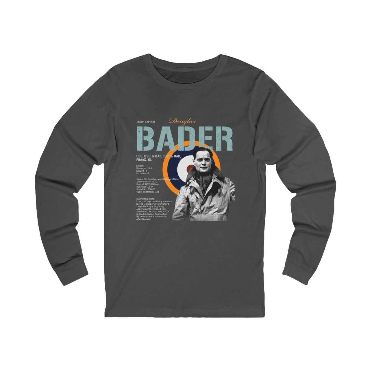 Douglas Bader - Long Sleeve Tee