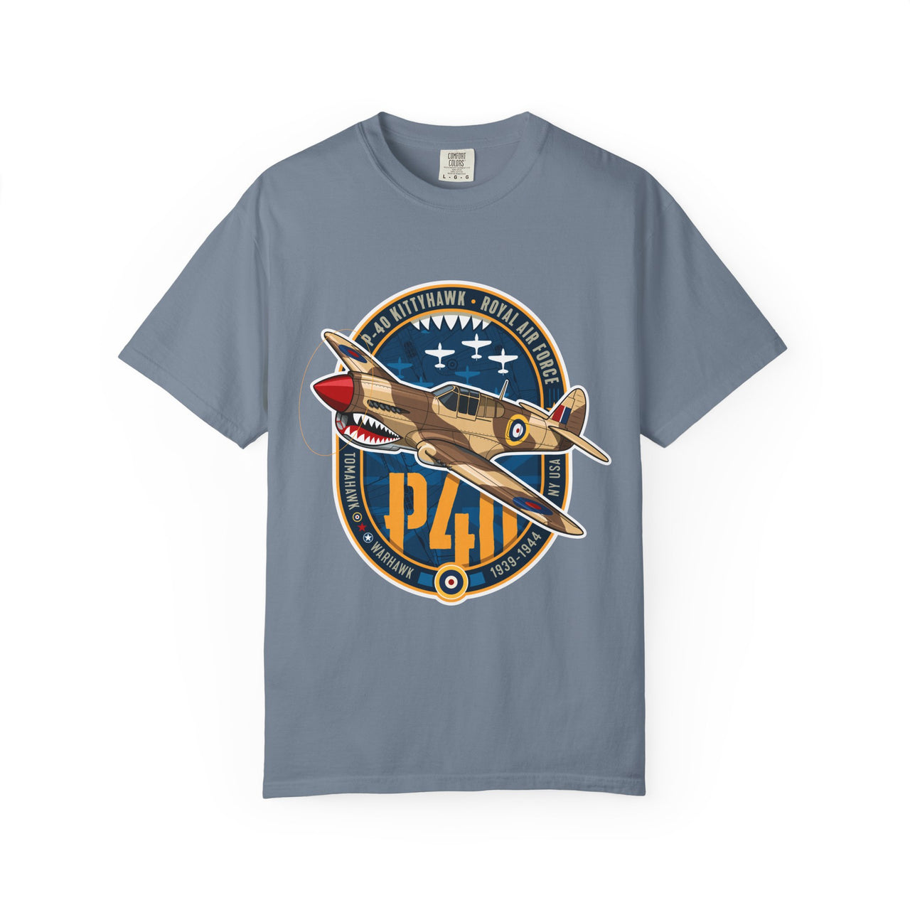 P-40 Kittyhawk - T-shirt printed