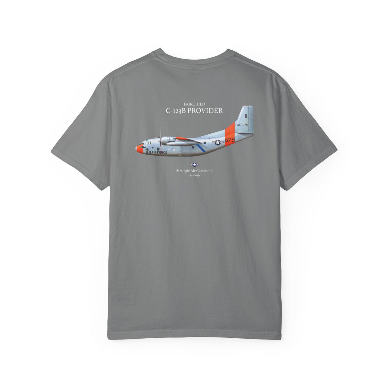 C-123B Provider - T-shirt printed on back