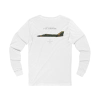 Thumbnail for F-111E Aardvark - Long-Sleeve T-shirt printed on back