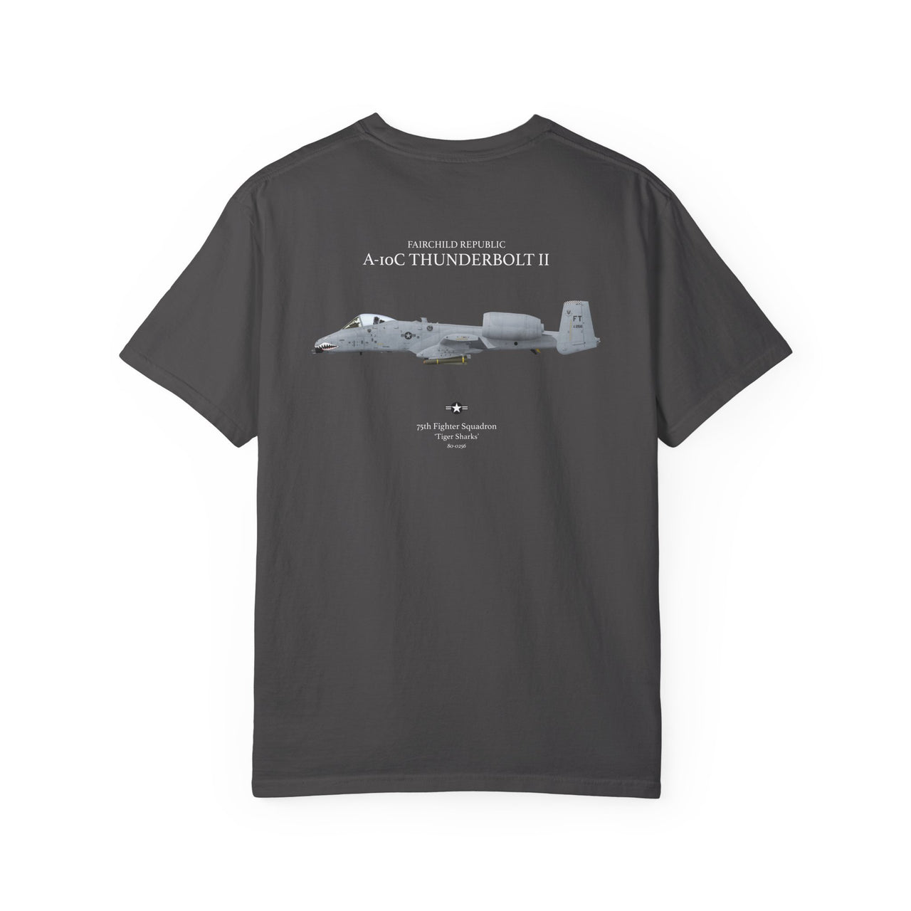 A-10C Thunderbolt II - T-shirt printed on back